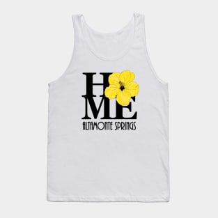 HOME Altamonte Springs Yellow Hibiscus Tank Top